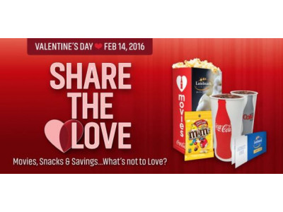 2 Admissions, Popcorn, Fountain Drinks, and Candy For $30 @ Landmark Cinemas