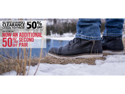 Up To 50% Off Casual Footwear PLUS BOGO 50% Off @ Mark's Work Wearhouse