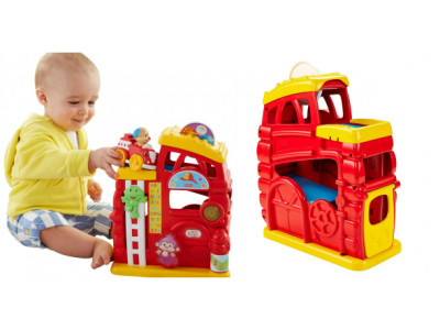 Fisher-Price Laugh & Learn Monkey's Smart Stages Firehouse $16 @ Amazon