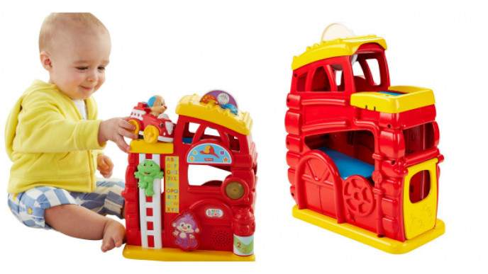 Fisher-Price Laugh & Learn Monkey's Smart Stages Firehouse $16 @ Amazon