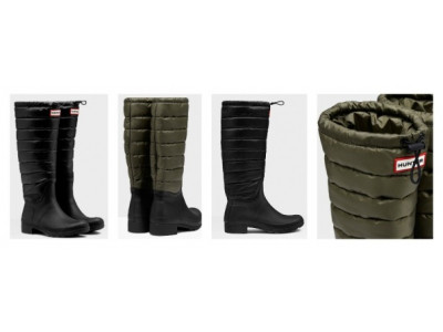 Women's Original Tall Quilted Leg Rain Boots $151 (Was $215) @ HunterBoots.com!