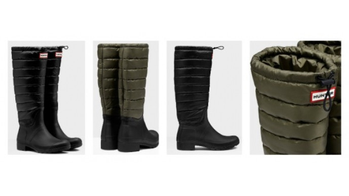 Women's Original Tall Quilted Leg Rain Boots $151 (Was $215) @ HunterBoots.com!