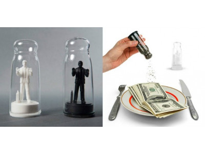 69% Off Drowning In Debt Salt & Pepper Shakers - Now $6 & Free Shipping @ 123InkCartridges *HOT* (EXPIRED)