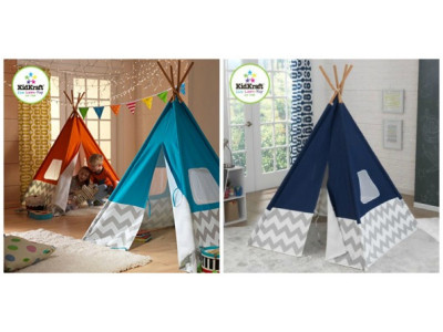 (EXPIRED) Kidkraft Navy Blue Chevron Teepee Just $78 @ Costco.ca
