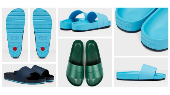 Original Moustache Slides Now $54 @ Hunter Boots Canada