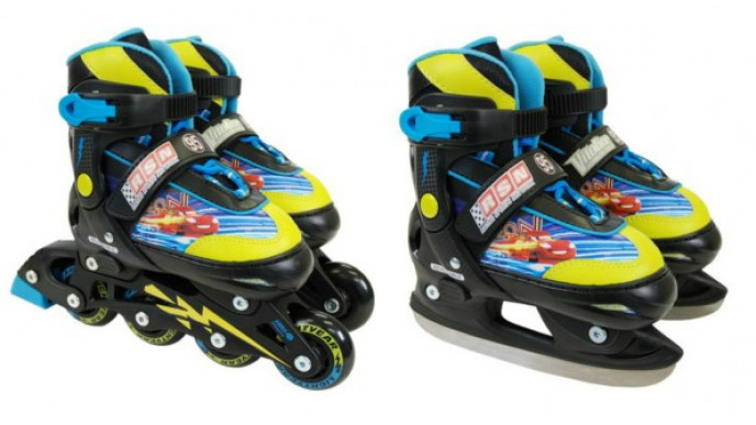 Disney Cars 2-1 Adjustable Skates & Roller Skates Now $30 @ Walmart.ca 