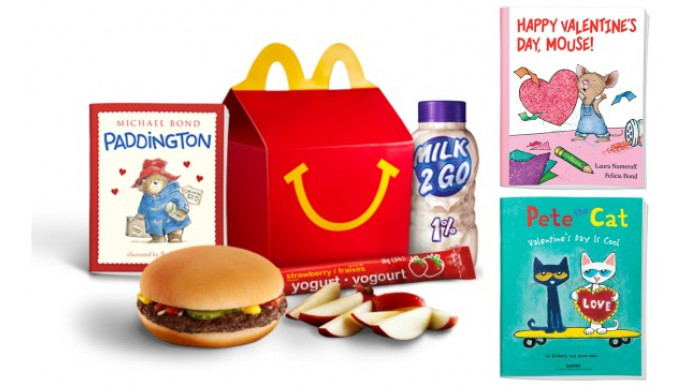 McDonald's Happy Meals Will Include Books Instead of Toys Now Through February 15th!