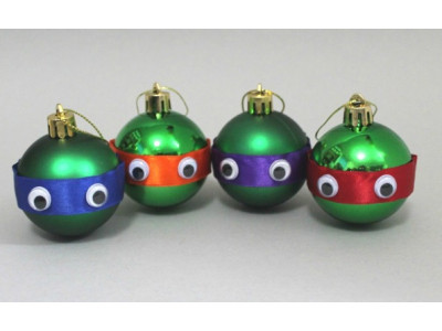 DIY: Teenage Mutant Ninja Turtles Ornaments