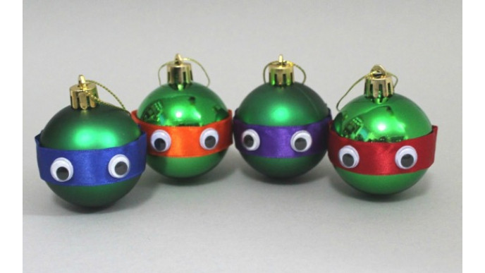 DIY: Teenage Mutant Ninja Turtles Ornaments