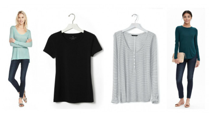 Essential Tees from $8 @ Banana Republic