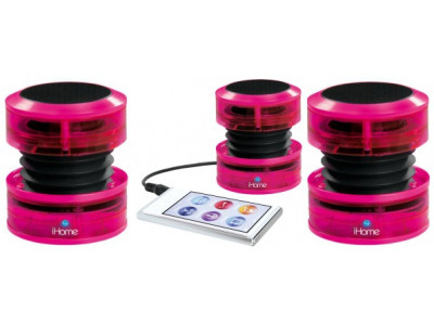 Half Price iHome Neon Portable Pink Mini Speakers Just $10 @ Walmart.ca!