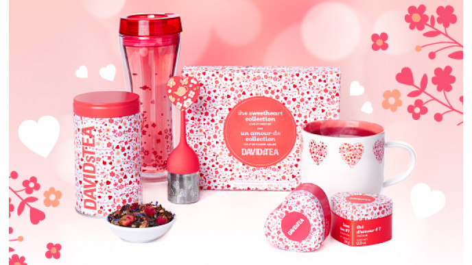 Free Valentine's Day Tin with 100g Tea Purchase @ DAVIDsTEA Canada