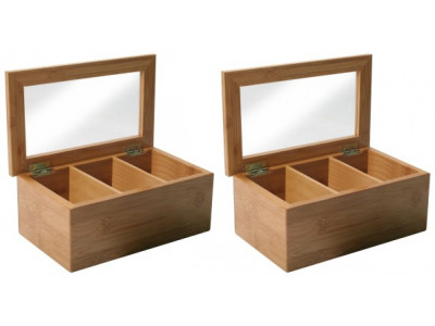 Amazon.ca: 40% Off Bamboo Storage Box, Was $20 Now $12