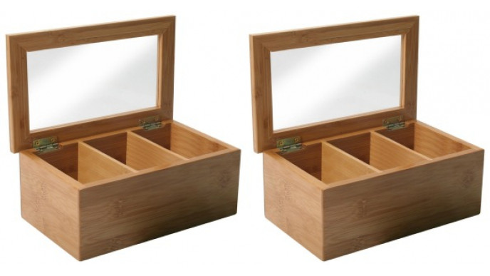 Amazon.ca: 40% Off Bamboo Storage Box, Was $20 Now $12