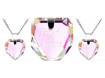 Valentine's Deal: Swarovski Elements Personalized Heart Necklace Only $16 USD & Free Shipping @ BodyCandy