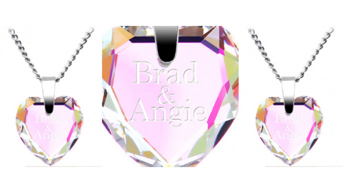 Valentine's Deal: Swarovski Elements Personalized Heart Necklace Only $16 USD & Free Shipping @ BodyCandy