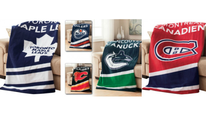 Heated Hockey NHL Throws Only $49 & Free Shipping @ Costco.ca