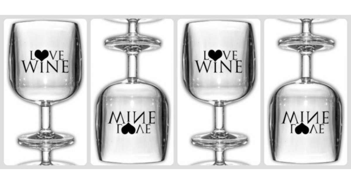 40 Off "Love Wine" Wine Glasses Just 17 Amazon Canada