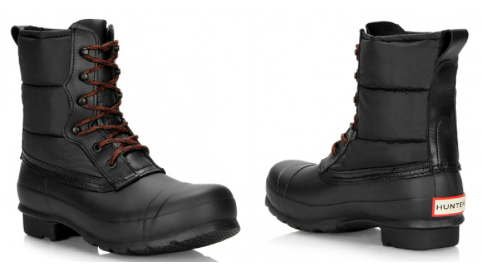 Hunter Quilted Short Lace-Up Boots Were $215 | Now $100 & Free Shipping @ Browns