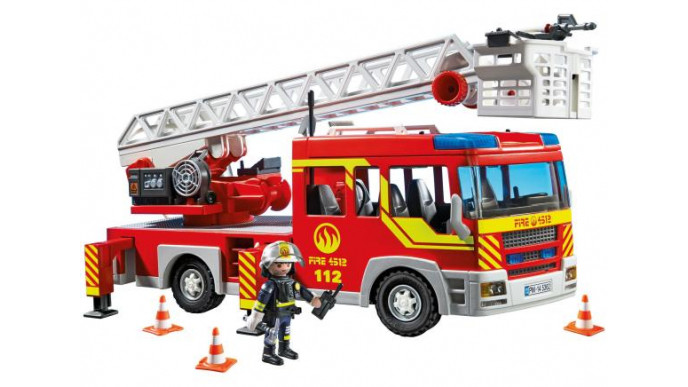 playmobil city action fire truck