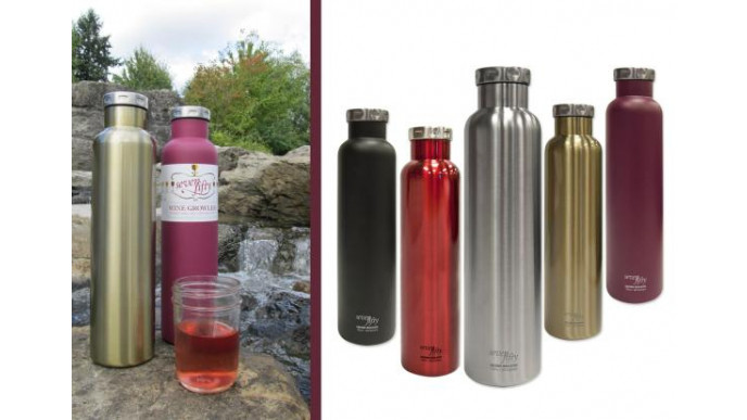 53% Off Lifeline Red Vacuum Insulated Wine Growler Just $12 @ Amazon.ca