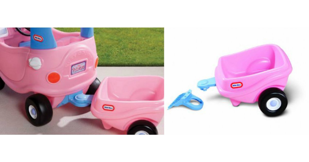 cozy coupe trailer pink