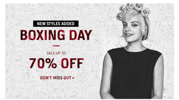 Boxing Week Sale: Up to 70% Off @ VeroModa.ca