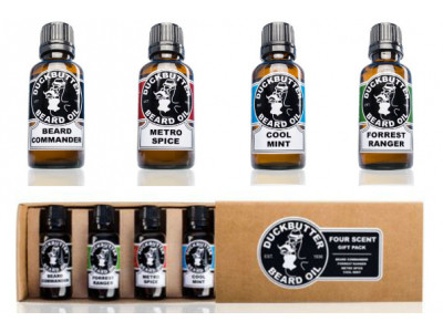 73% Off Duck Butter Beard Oil 4-Pack Boxed Gift Set Now $35 & Free Shipping @ Amazon.ca