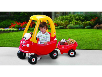Little Tikes Cozy Coupe with Trailer 50% off @ Walmart.ca -- Now $39!
