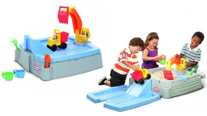 little tikes big digger sandbox walmart