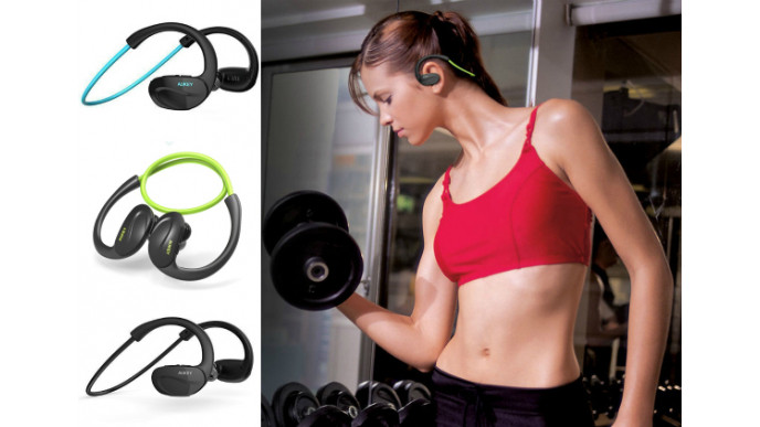 Aukey Bluetooth 4.1 Wireless Stereo Sport Headphones Were $50 | Now $22 @ Amazon