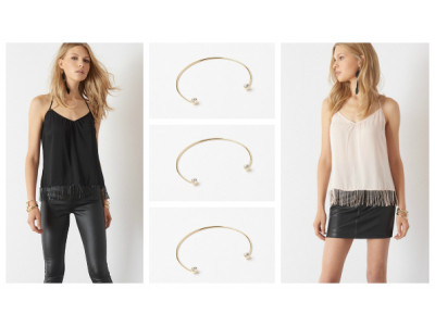 75% Off Beaded Halter Neck Cami - Now $10 & Free Shipping @ Dynamite Canada
