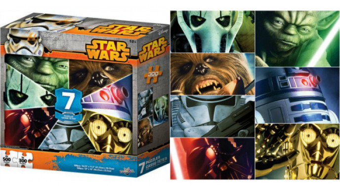 60% Off Star Wars 7-in-1 Puzzle Set - Just $6.80 @ Lowes.ca