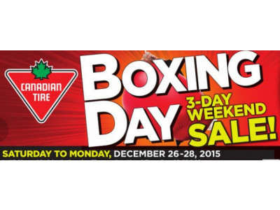 Canadian Tire Boxing Day Flyer Preview - Up to 80% Off!