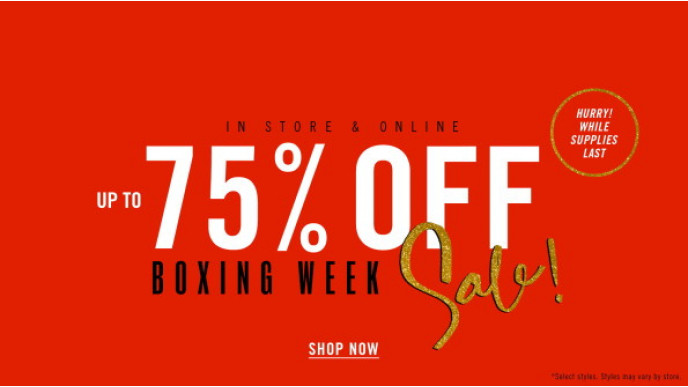 Boxing Week Sale: Up to 75% Off @ Forever21.com
