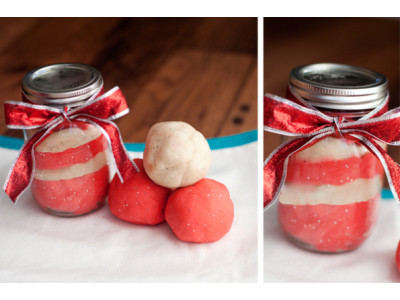 DIY Candy Cane Play Dough!