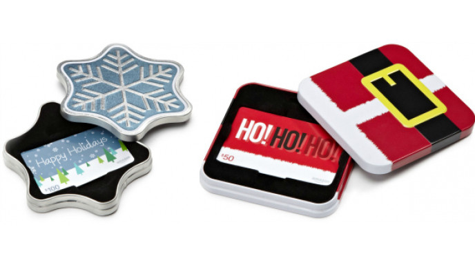 Last Minute Christmas Gift: Amazon Gift Cards w/ Collectible Tins & Free Express Shipping