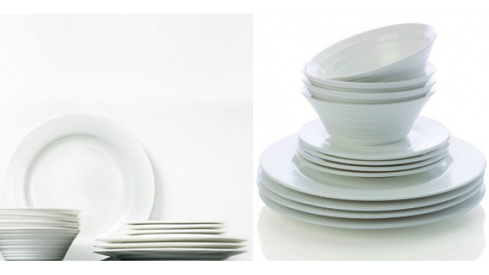 White Maxwell & Williams Cirque 12pc Dinner Set 12-piece Porcelain