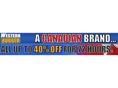 Boss Tools Canada: Weekend Promo On Western Rugged Tools