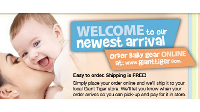 Giant Tiger Canada Sells Baby Stuff Online