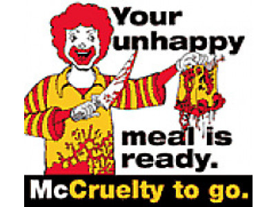 PETA's McCruelty Campaign Takes on McDonalds for Halloween!