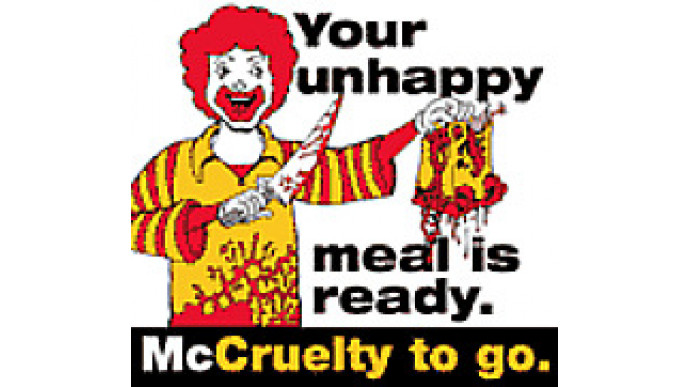 PETA's McCruelty Campaign Takes on McDonalds for Halloween!