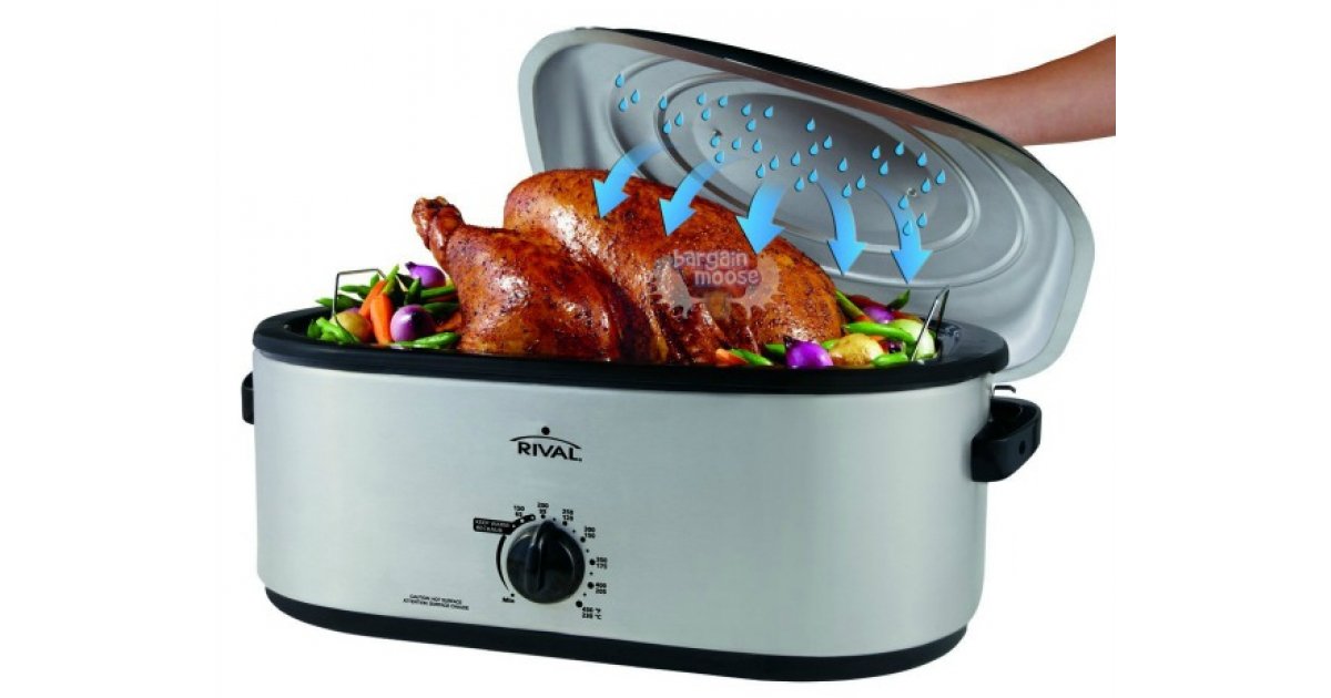 Amazon Canada Rival 20Quart SelfBasting Roaster Was 80 Now 60