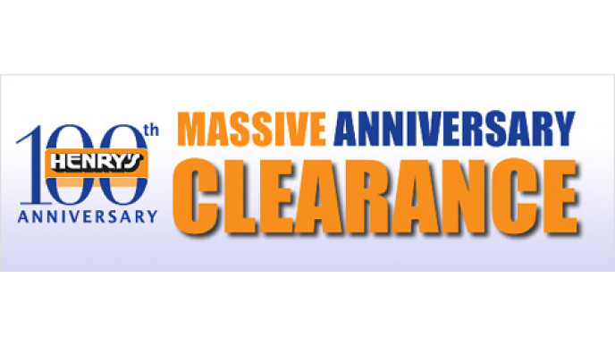 Henrys Canada: Anniversary Sale & Free Shipping Online!