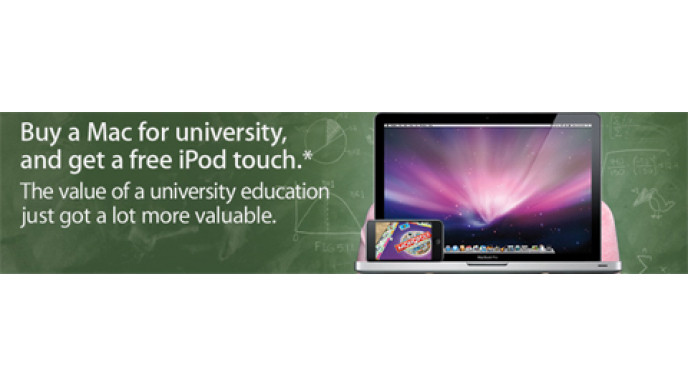 Apple Store Canada: Free iPod Touches With Apple Macs!