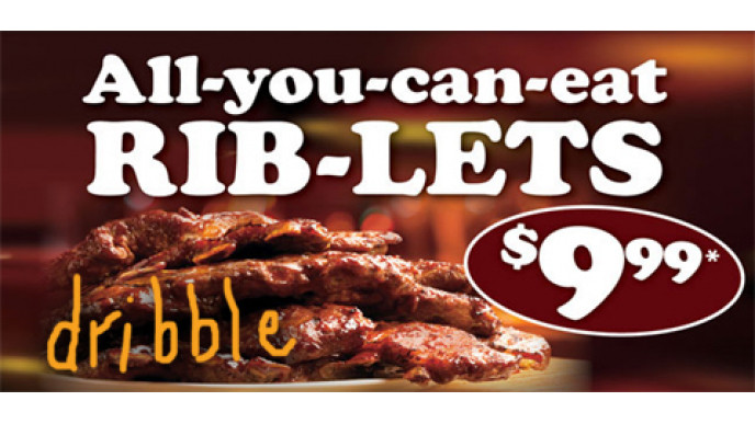 Applebees Canada: All You Can Eat Riblets For $9.99!