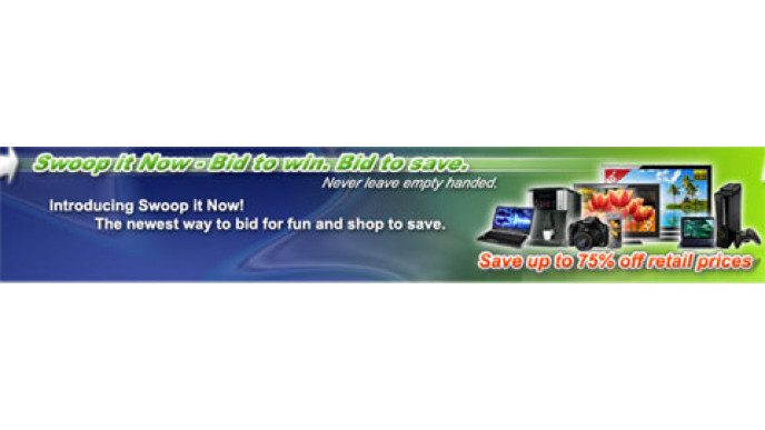 Swoopo Promotion Code: $20 Discount On Your 1st Win! 