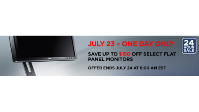 Dell Canada: 24 Hour Monitor Sale TODAY only!