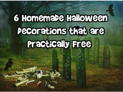 6 Homemade Halloween Decorations that are Practically Free 