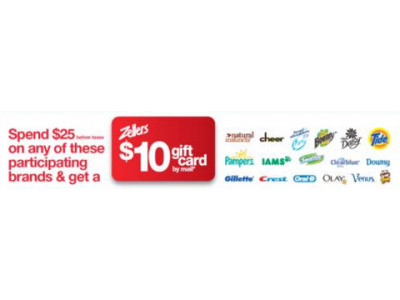 Zellers Canada: Free $10 Gift Cards (Spend $25)